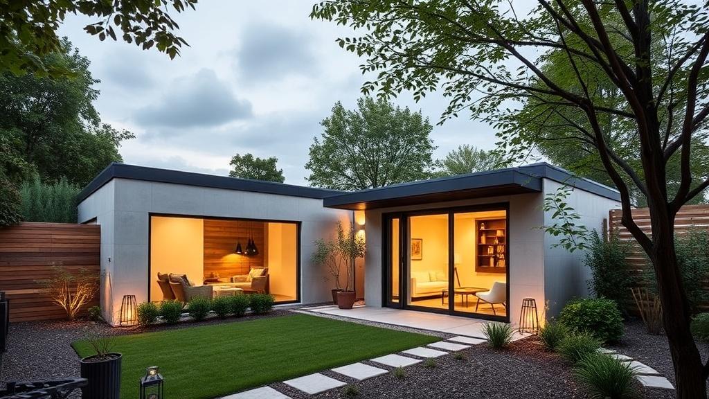 Smart home im gartenbereich – gebäude und grünes leben vernetzt