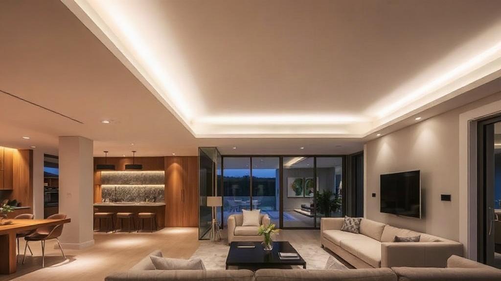 Lichtplanung im Wohnbereich – indirekte Beleuchtung mit LED-Profilen